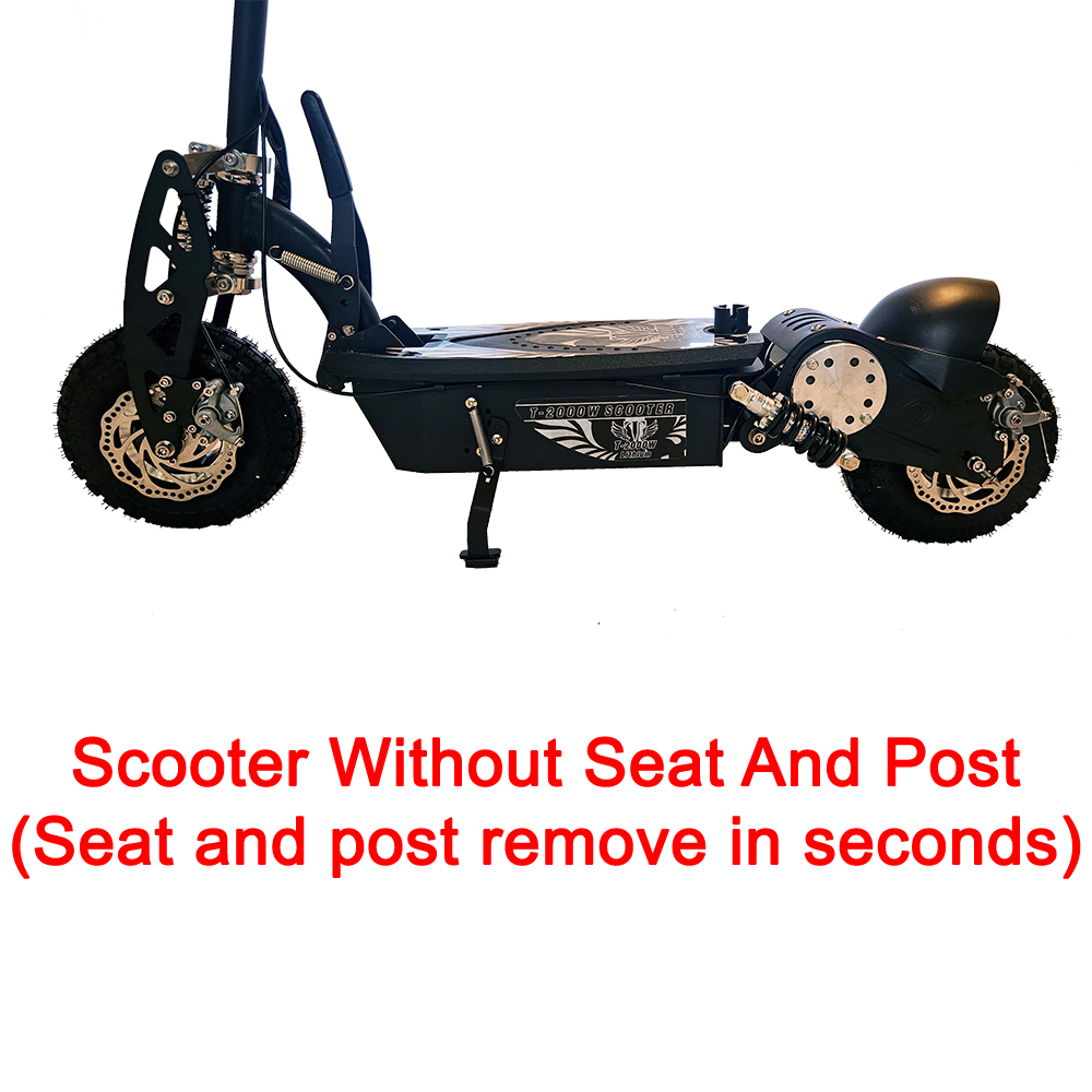 Scooter without seat and post