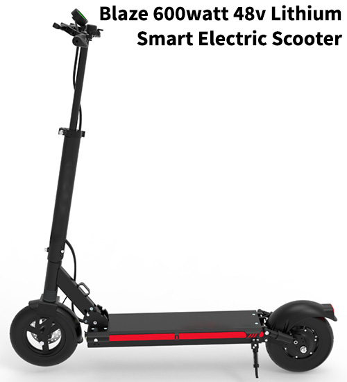 Blaze 600watt 48v Lithium Smart Electric Scooter
