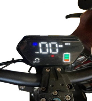 Throttle with LED display screen