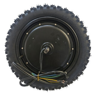Complete 2000w brushless rear hub motor with tire
