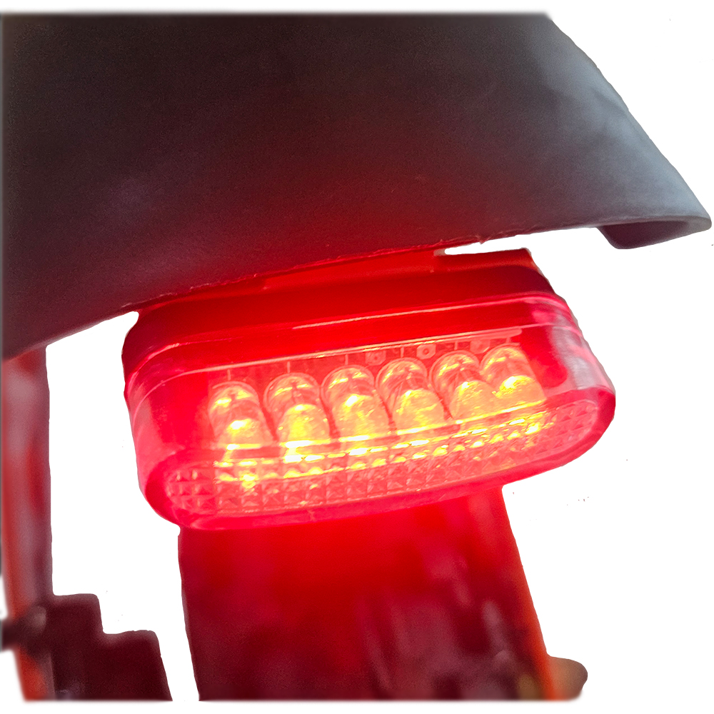 Upgraded Blaze Elite 2000 watt 48v Lithium Electric Scooter. Brushless Rear Hub Motor, Upgraded Light Package and Digital LED Speedometer. 45 mph, 40 miles per charge. Comes in 3 colors: Black, Orange or White. Watch Videos - Image 6